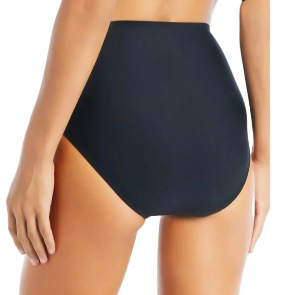 BEYOND CONTROL Tummy Control Classic High Waisted Bikini Bottom Black Size 8 NWT - Picture 2 of 9